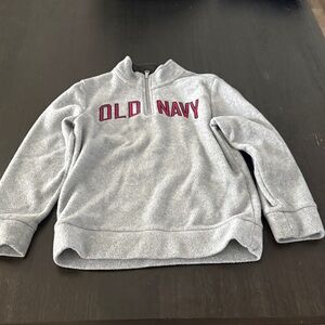 Old Navy Gray Zip-Up Men's Sweater